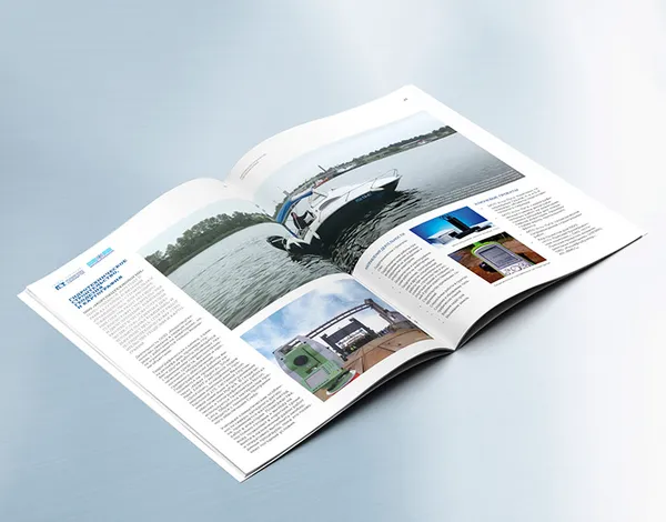 Разворот каталога строительной компании