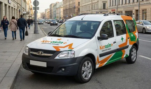 Брендирование автомобиля Лада Ларгус